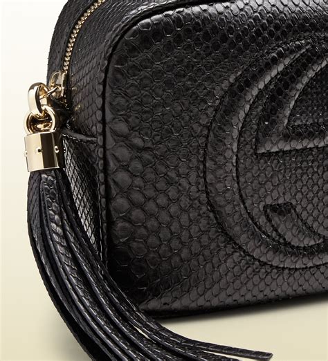 gucci soho disco bag python|Python Gucci Soho Disco Bag Review .